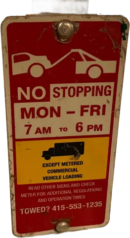 Parking sign